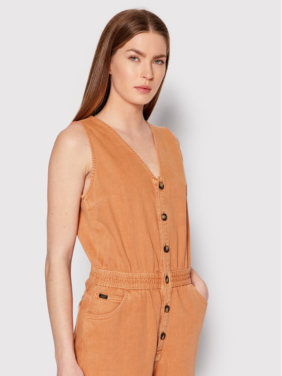 Lee Lee Jumpsuit Firestone L39CSM95 112145113 Orange Regular Fit