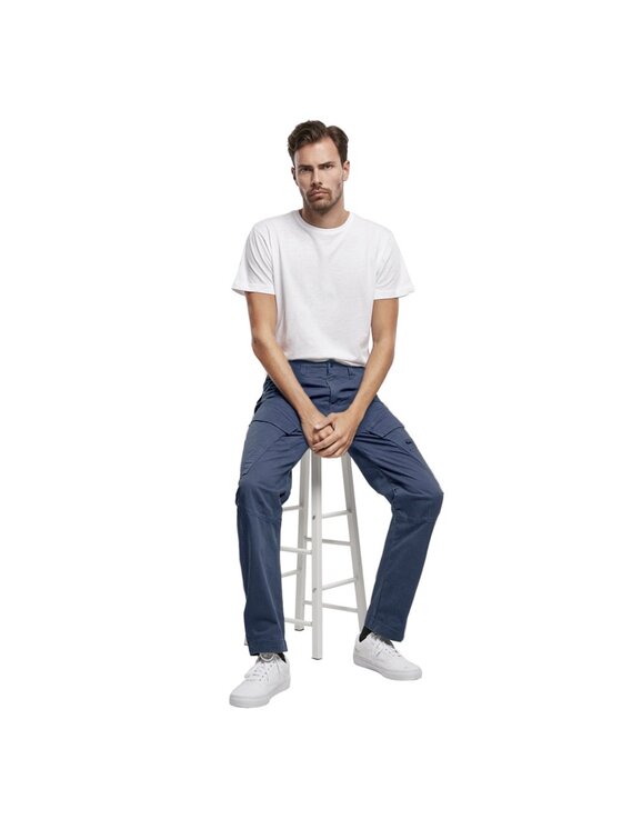 Brandit Brandit Spodnie outdoor 9470.8.L Granatowy Slim Fit