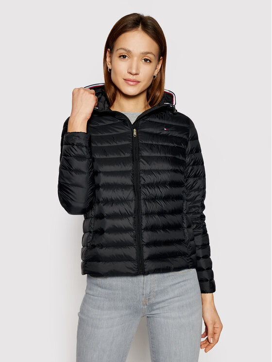 Tommy Hilfiger Pūkinė striukė Ess Lw WW0WW30842 Juoda Regular Fit •  Modivo.lt
