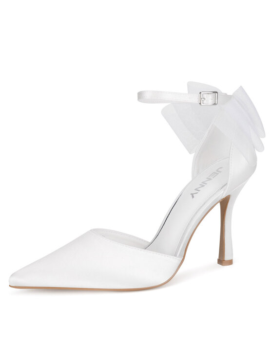JENNY JENNY Pantofi cu toc subțire SS2842 Alb