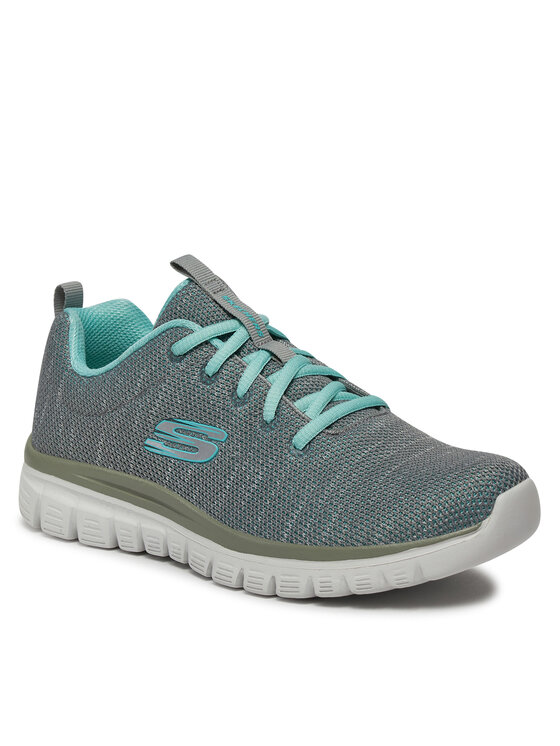 Skechers Skechers Sneakersy Twisted Fortune 12614/GYMN Šedá