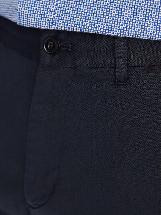 Tommy Hilfiger Tommy Hilfiger Pantaloni di tessuto Bleecker MW0MW32132 Blu scuro Slim Fit