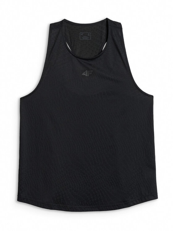 4F 4F Koszulka techniczna SOLAR PUNK Czarny Loose Fit