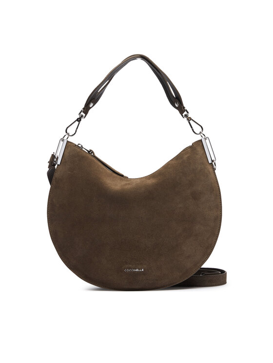 Coccinelle Coccinelle Ročna torba QKG Coccinellesunup Suede E1 QKG 13 02 01 Khaki