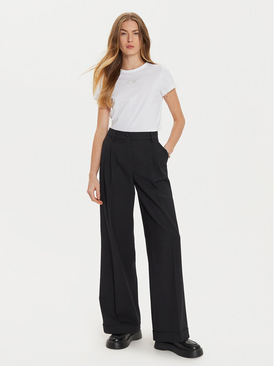 Calvin Klein Calvin Klein T-Shirt K20K207974 Bílá Regular Fit