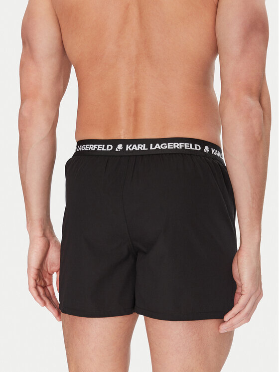 KARL LAGERFELD KARL LAGERFELD Комплект 3 чифта боксерки A1M47116 Черен