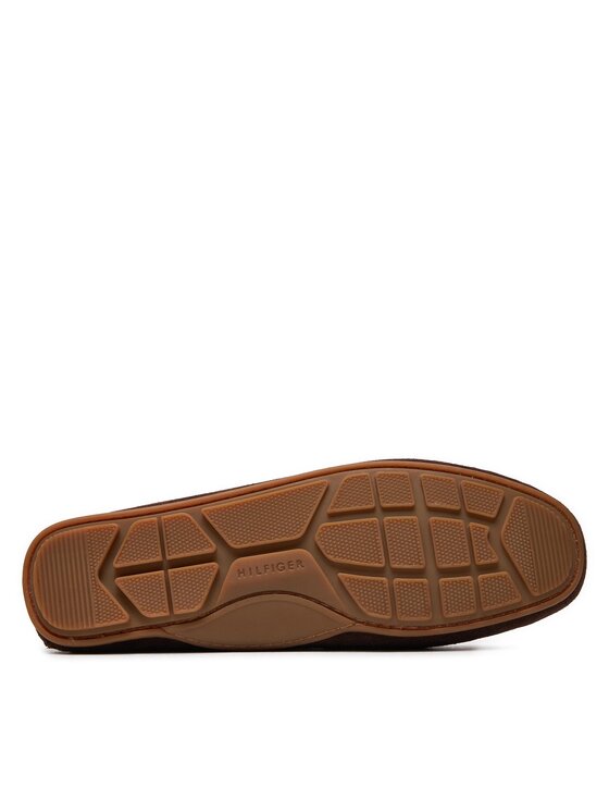 Tommy Hilfiger Tommy Hilfiger Mokasíny Casual Hilfiger Suede Driver FM0FM04998 Hnědá