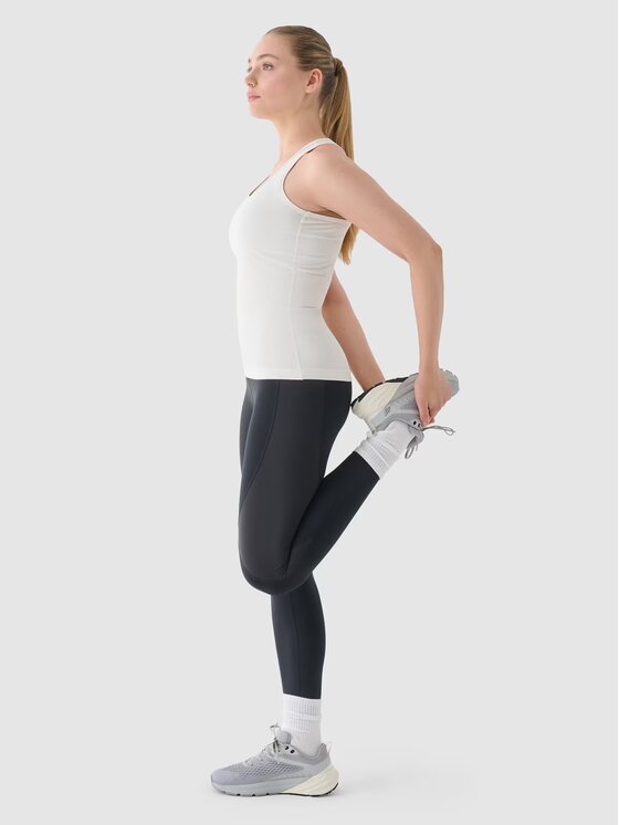 4F 4F Top 4FWAW24TFSLF411-12S Biela Slim Fit