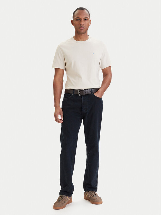 Barbour Barbour T-Shirt Tartan MTS0670BE12 Světle béžová Tailored Fit