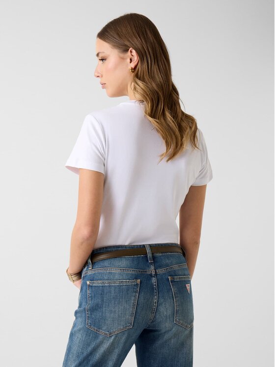 Guess Guess T-Shirt 181491 Bílá Classic Fit
