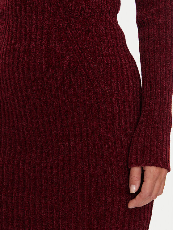Guess Guess Trikotažinė suknelė Keily W4BK27 Z3JE0 Vyšninė Regular Fit