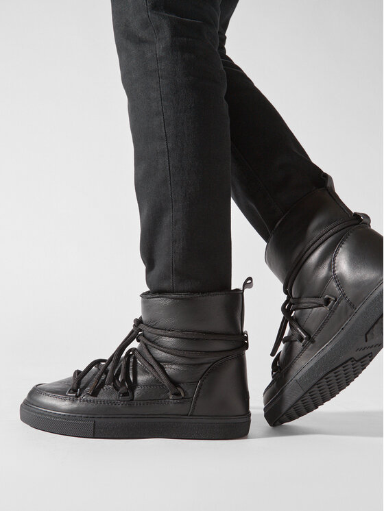 Inuikii Inuikii Μπότες Χιονιού Full Leather 55102-087 Μαύρο