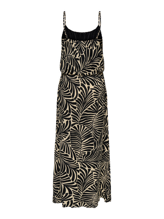 ONLY ONLY Sommerkleid Nova 15222217 Schwarz Regular Fit