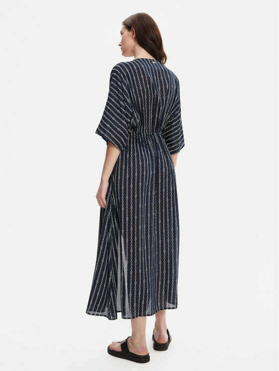 Tommy Hilfiger Tommy Hilfiger Kimonó UW0UW05960 Sötétkék Relaxed Fit
