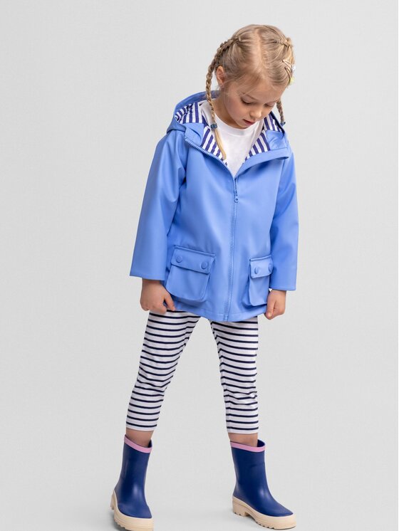 minoti minoti Kurtka przeciwdeszczowa 30COAT103 Niebieski Regular Fit
