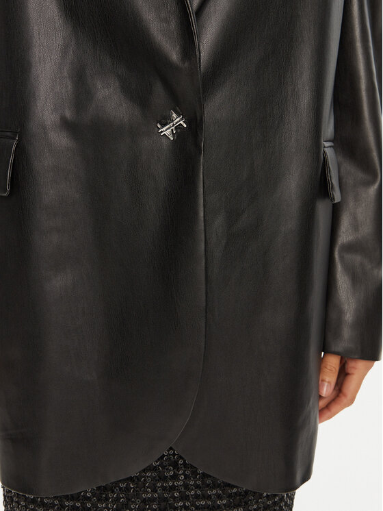 TWINSET TWINSET Сако 242AQ2042 Черен Regular Fit