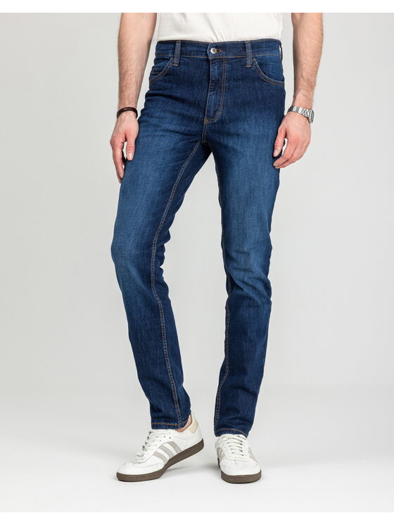 Mustang Mustang Jeansy Style Tramper Tapered Niebieski Slim Fit