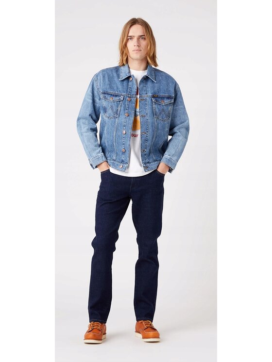 Wrangler Wrangler Jeansy Texas Slim Niebieski Slim Fit