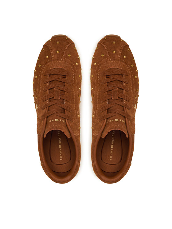 Tommy Hilfiger Tommy Hilfiger Sneakers Th Bella Low Profile Studs FW0FW09882 Marrone