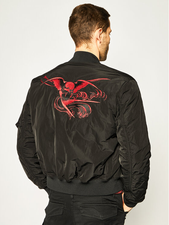 MCQ Alexander McQueen MCQ Alexander McQueen Bomber 547859 ROQ17 1000 Crna Regular Fit