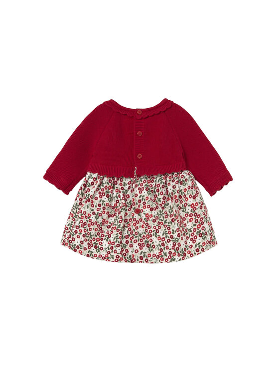 Mayoral Mayoral Ikdienas kleita 2821 Sarkans Regular Fit