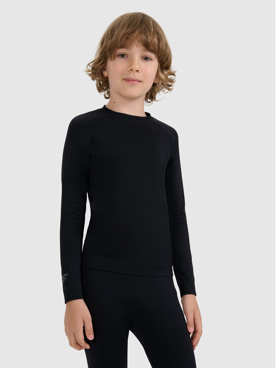 4F 4F Komplet bielizny termoaktywnej SKI UNDERWEAR Czarny