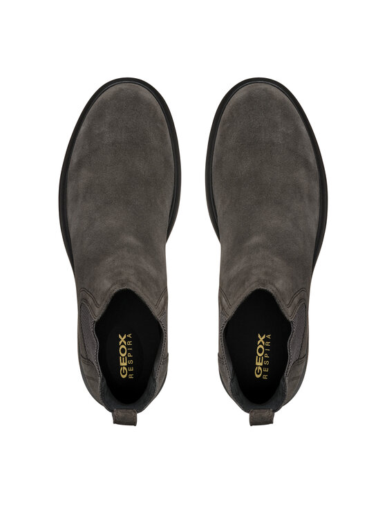 Geox Geox Členková obuv s elastickým prvkom U Spherica Ec1 U36D1C 00022 C6372 Sivá