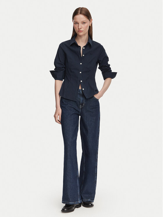 Guess Jeans Guess Jeans Jeans W6YA01 D1178 Dunkelblau Wide Leg