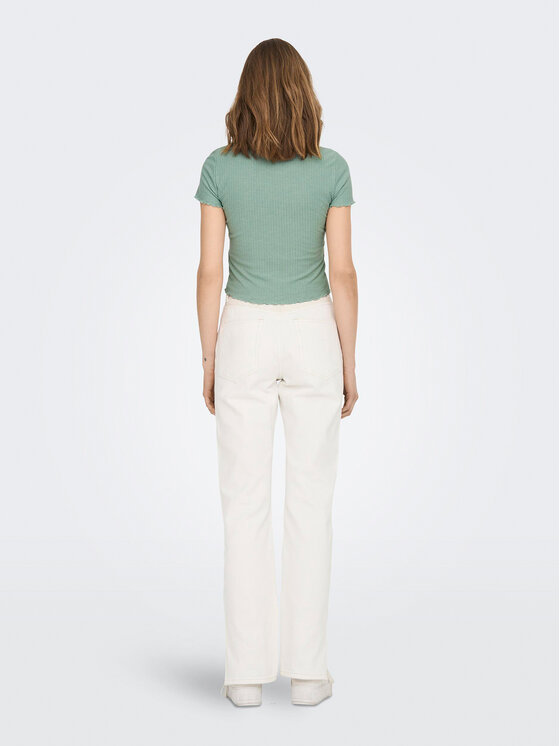 ONLY ONLY T-Shirt Emma 15201206 Zielony Regular Fit
