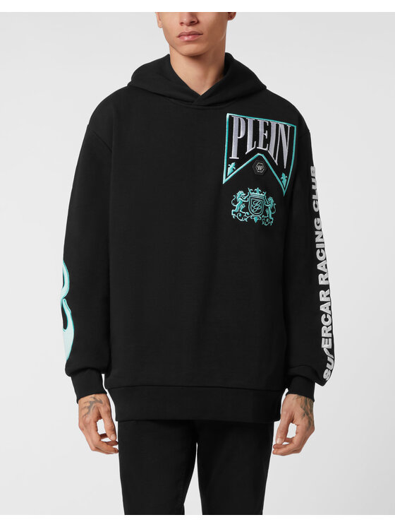 PHILIPP PLEIN PHILIPP PLEIN Mikina 22635 Černá Regular Fit