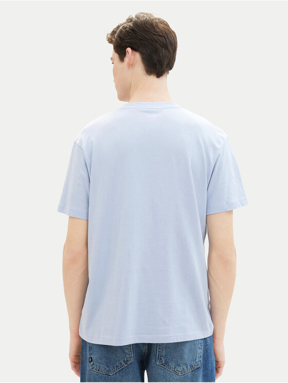 Tom Tailor Denim Tom Tailor Denim Marškinėliai 1040880 Žydra Relaxed Fit