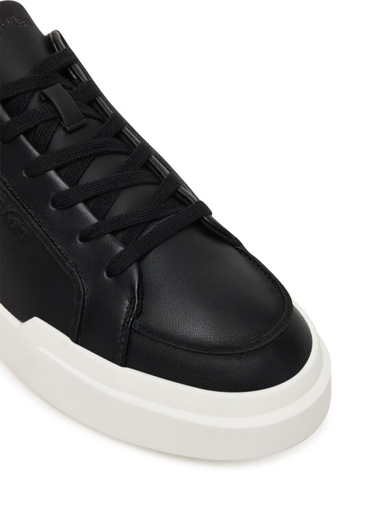 Calvin Klein Calvin Klein Sneakersy Chunky Cupsole Lace Up Lth Pinch YM0YM01454 Čierna