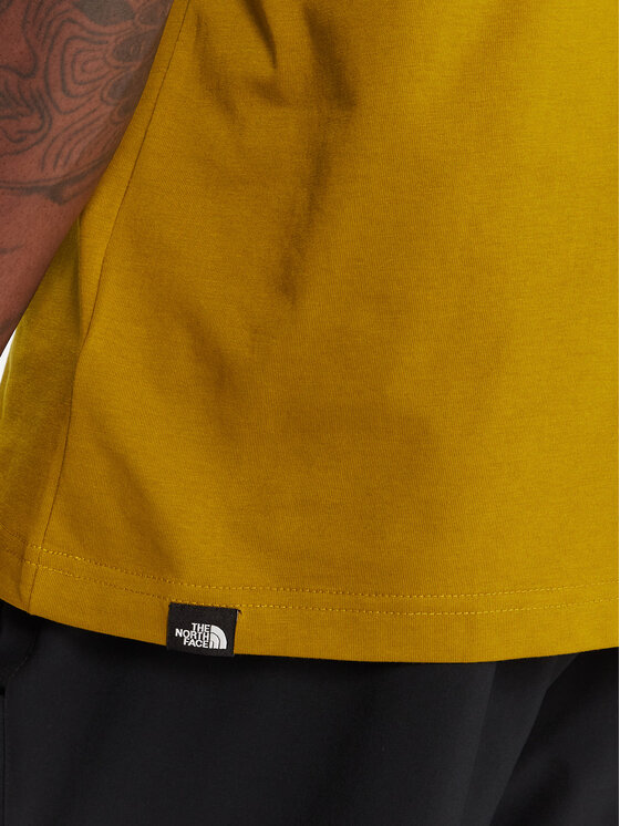 The North Face The North Face T-Shirt Simple Dome NF0A87NG Κίτρινο Regular Fit