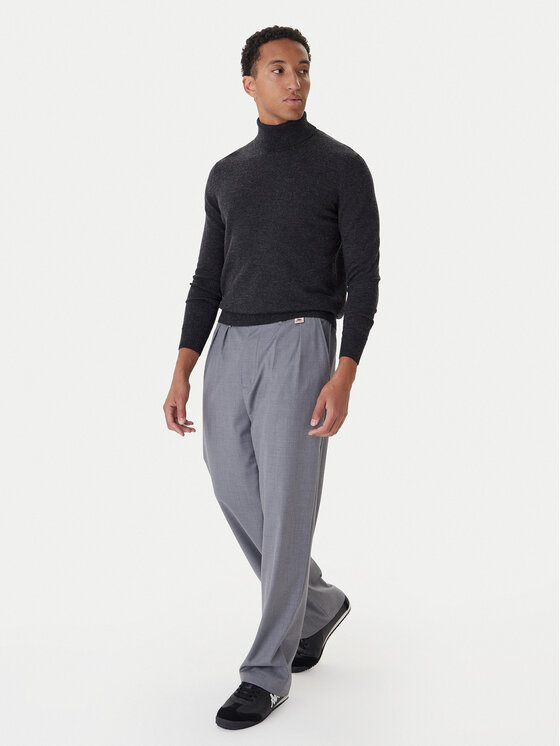 Robe di Kappa Robe di Kappa Rollkragenpullover 6005650 Grau Regular Fit