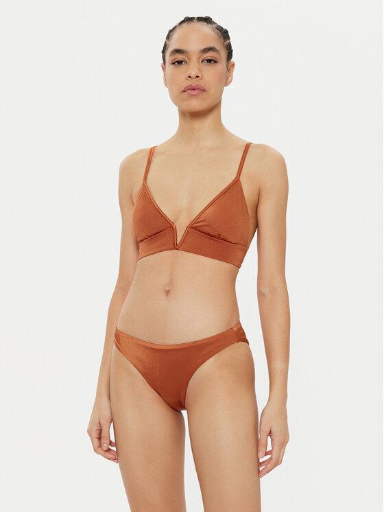 Maaji Maaji Bikini partea de sus Satin Umber Parade PT3189SLG007 Maro