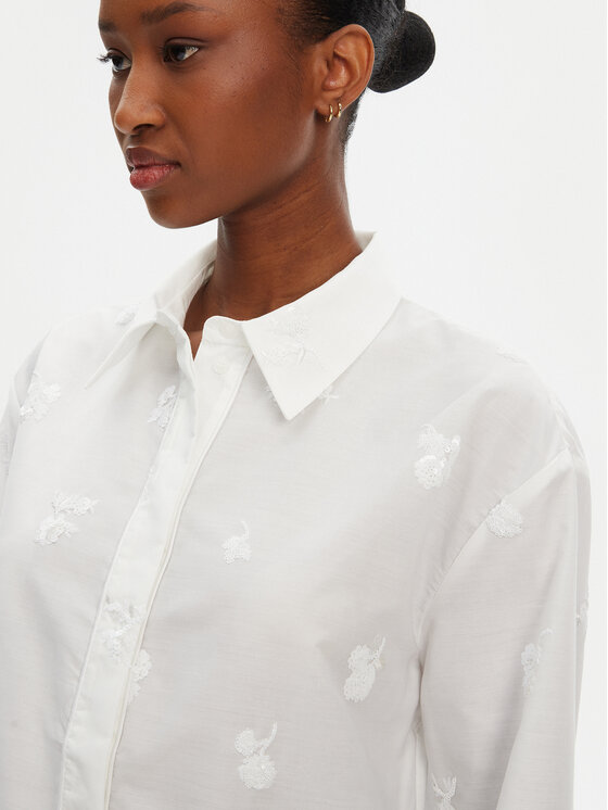 Munthe Munthe Camicia Kaseia 252103225229 Écru Regular Fit