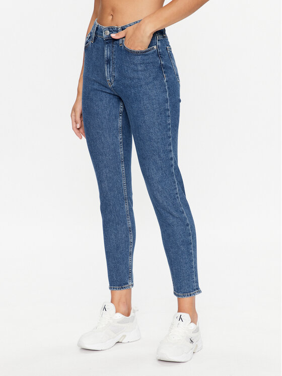 Calvin Klein Jeans Calvin Klein Jeans Jeansy J20J221249 Modrá Mom Fit
