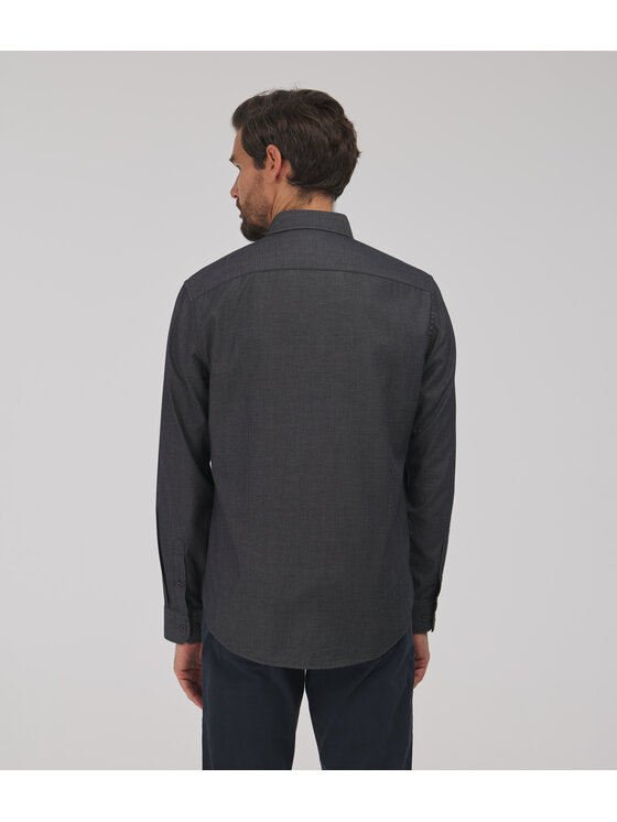 Lee Cooper Lee Cooper Koszula jeansowa LARS Szary Regular Fit