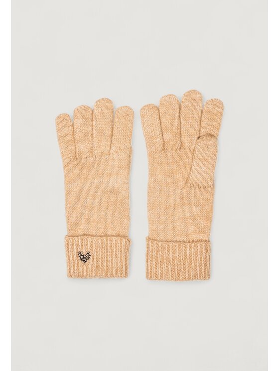 Pieces Pieces Guanti da donna Pcniva Gloves Bc Beige