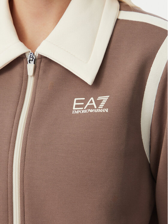 EA7 Emporio Armani EA7 Emporio Armani Bluza 7W001328 AF25623 U6041 Brązowy Regular Fit