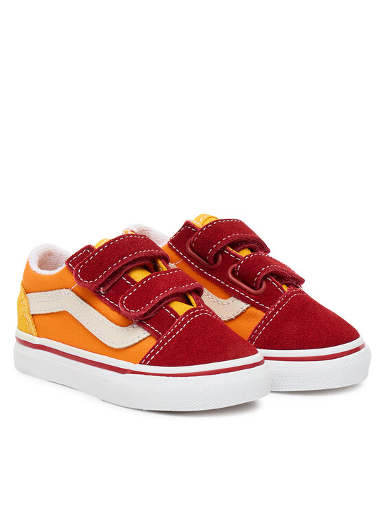 Vans Vans Tenisówki Old Skool V Retro VN000CTG4481 Pomarańczowy