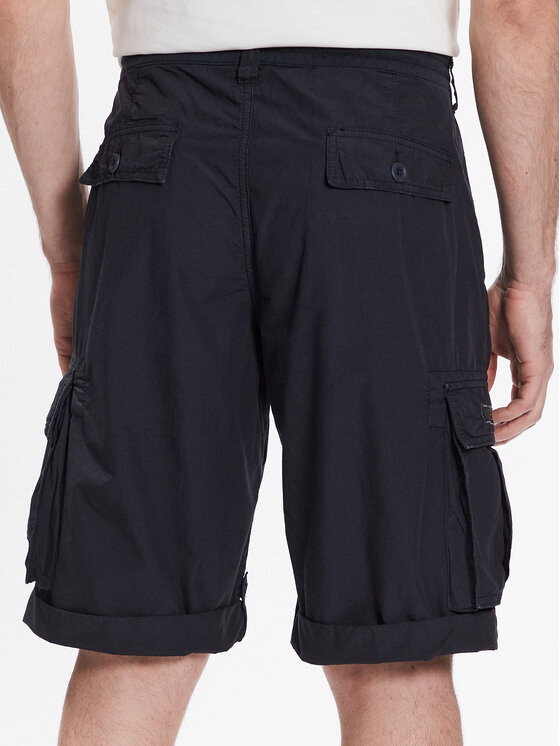 Aeronautica Militare Aeronautica Militare Pantaloncini di tessuto 231BE163CT3070 Blu scuro Regular Fit