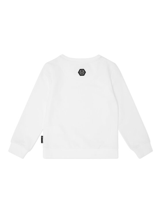 PHILIPP PLEIN PHILIPP PLEIN Bluza 27803 Biały Regular Fit