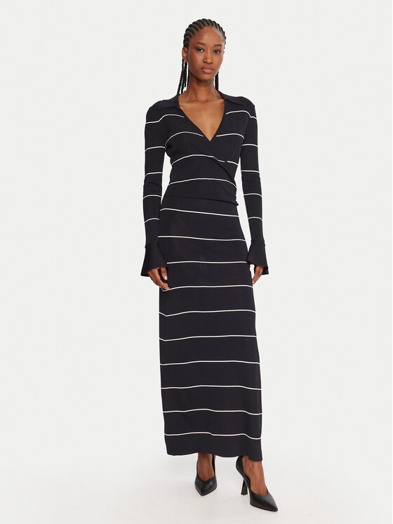 French Connection French Connection Kootud kleit 71ZAG Tumesinine Regular Fit