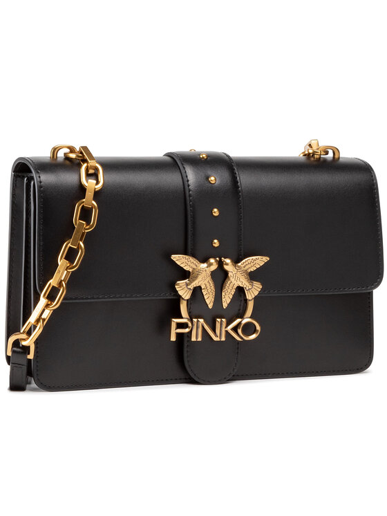Torebka Pinko Love Classic Simply Leather Shoulder Bag LOVE
