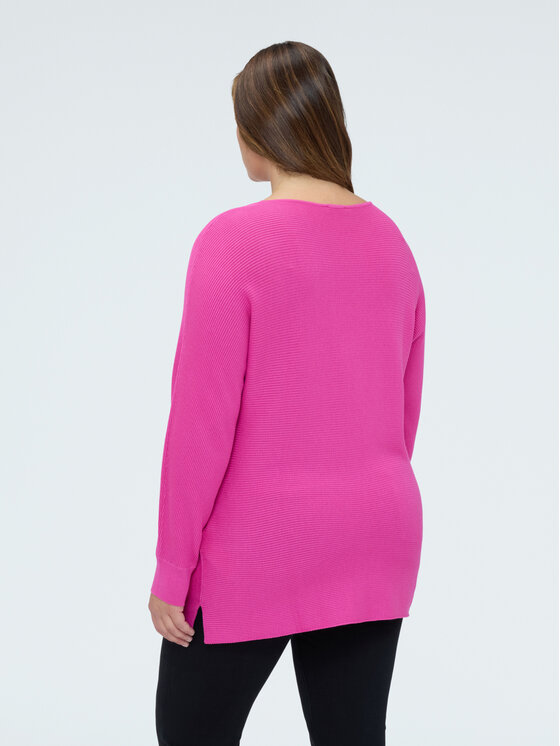 Fiorella Rubino Fiorella Rubino Sweter M073E002064N019 Różowy A-Line Fit
