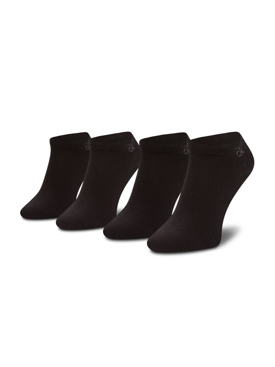 Calvin Klein Calvin Klein Комплект 2 чифта къси чорапи мъжки 701218707 Черен