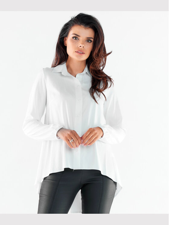 Awama Awama Košeľa A527 Biela Basic Fit