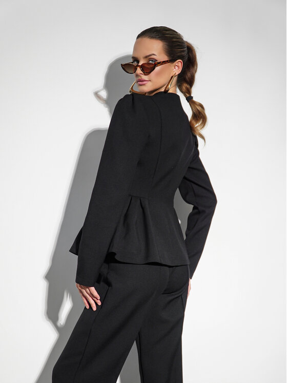 LilaLou LilaLou Marynarka Elise Czarny Slim Fit