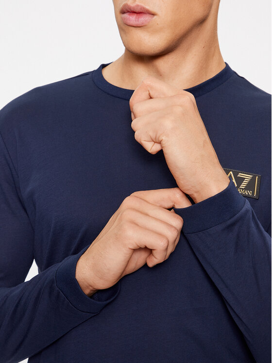 EA7 Emporio Armani EA7 Emporio Armani Hosszú ujjú 6RPT20 PJM9Z 1554 Sötétkék Regular Fit